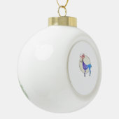 Boule En Céramique Oh Cerf Style Graphique Propre (Gauche)