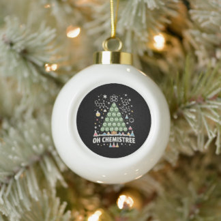 Boule En Céramique Oh Chemistree Tableau Périodique Chimie Noël