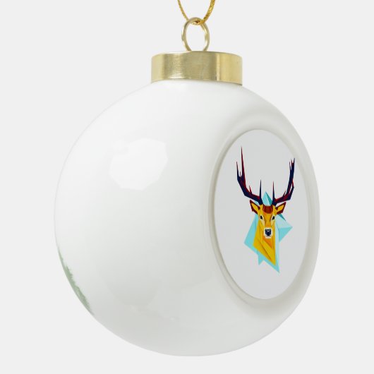 Boule En Céramique Oh Deer Minimal Rustic Style (Gauche)