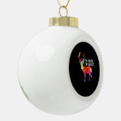 Boule En Céramique Oh Deer Queer Funny Pun LGBT Pride Design (Gauche)