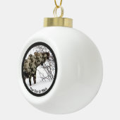 Boule En Céramique Oie de camouflage (Camoose) (Droite)