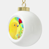 Boule En Céramique Oiseaux Tie-Dye lumineux (Droite)