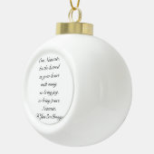 Boule En Céramique Om Namaste Prière de paix (Droite)