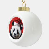 Boule En Céramique Ours de panda Noël (Droite)