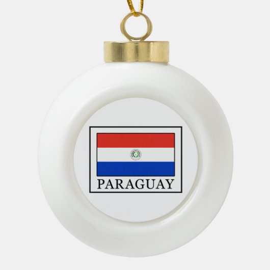 Boule En Céramique Paraguay (Devant)