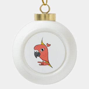 Boule En Céramique Parrot ASL I Love You - Design de culture sourde