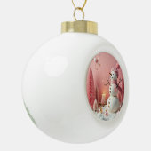 Boule En Céramique Pastel Christmas - Ceramic Ornament (Gauche)