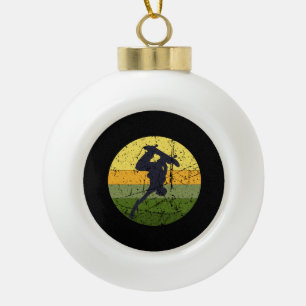 Boule En Céramique Patinage vintage