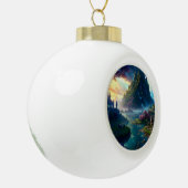 Boule En Céramique Paysage pittoresque Quatre (Gauche)