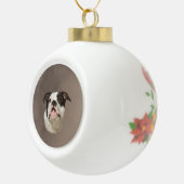 Boule En Céramique Peinture couleur d'eau Bulldog (Droite)