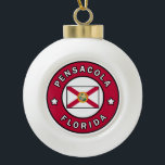 Boule En Céramique Pensacola Floride<br><div class="desc">Pensacola Floride</div>