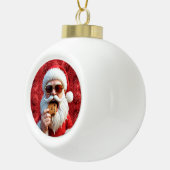 Boule En Céramique Père Noël cool (Droite)