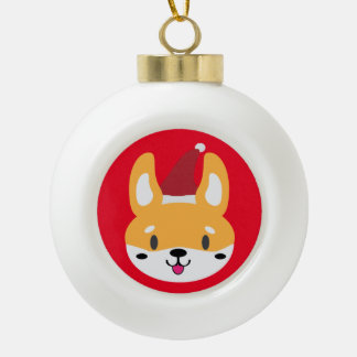 Boule En Céramique Père Noël Foxy Christmas Ball Ball!