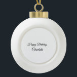 BOULE EN CÉRAMIQUE PETIT ANNIVERSAIRE DE CUTIE<br><div class="desc">Conception</div>