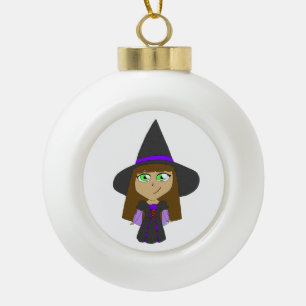 Boule En Céramique petite sorcière chibi