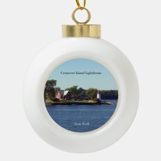 Boule En Céramique Phare de Crossover Island (Devant)
