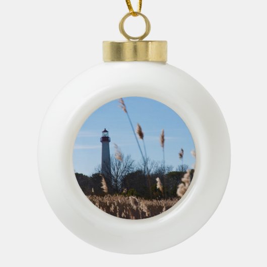 Boule En Céramique Phare du Cap May (Devant)