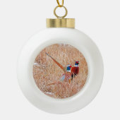 Boule En Céramique Pheasant à col rond (Devant)