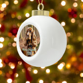 Boule En Céramique Photo Cocker Spaniel KEEPSAKE Personnaliser