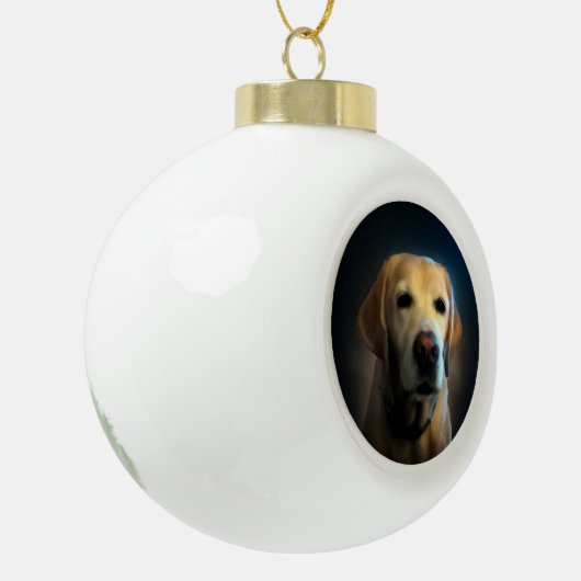 Boule En Céramique Photo de l'animal (Gauche)