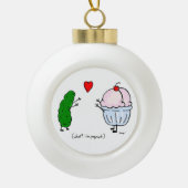 Boule En Céramique Picket Love Glace Ball Ornament (Devant)