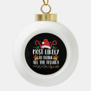 Boule En Céramique Plus Susceptible De Boire Tout La Tequila Drôle Xm