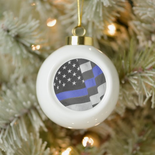 Boule En Céramique Police (Arbre)