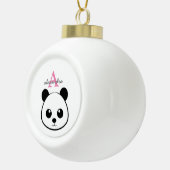 Boule En Céramique Porte-panda coutume Monogramme (Droite)