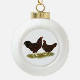 Boule En Céramique Poulets Buckeye
