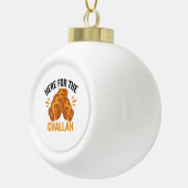 Boule En Céramique Pour le pain d'Hanoukka juif challah amusant (Droite)