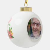 Boule En Céramique Pour toujours dans nos coeurs photo commémorative (Gauche)