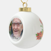 Boule En Céramique Pour toujours dans nos coeurs photo commémorative (Droite)