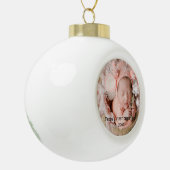 Boule En Céramique Premier Noël de bébé (Gauche)