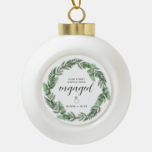 Boule En Céramique Premier Noël ensemble Cadeau de Noël pour couples