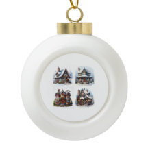 Premiers Noël Belles maisons de Noël Designs