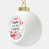 Boule En Céramique Proposition de marriage | You Marry Me ? Custom (Droite)