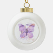 Boule En Céramique Purple papillon Lupus guerrier (Devant)