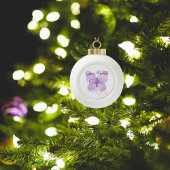 Boule En Céramique Purple papillon Lupus guerrier