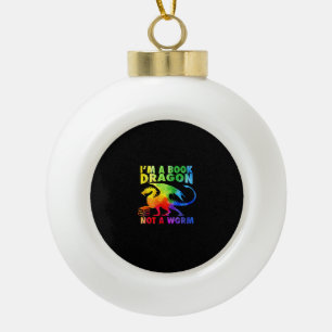 Boule En Céramique Rainbows Je suis un livre Dragons Pas un ver LGBT