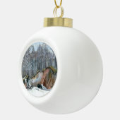 Boule En Céramique Ravin neigeux (Droite)