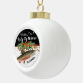 Boule En Céramique Reely Fly Fishers Pêche coeur de Noël (Droite)