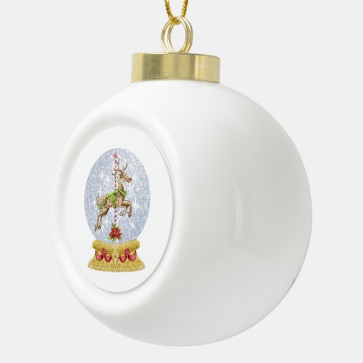 Boule En Céramique Reindeer snow globe (Droite)