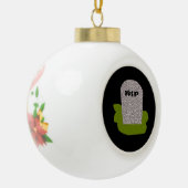 Boule En Céramique RIP Tombstone Orament (Gauche)