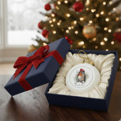 Boule En Céramique Robin Winter Delight, sur mesure