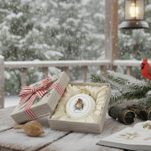 Boule En Céramique Robin Winter Delight, sur mesure