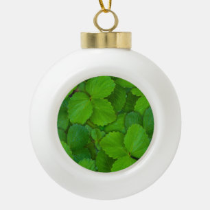 Boule En Céramique Saint Basil Tulsi Green Mint Feuilles
