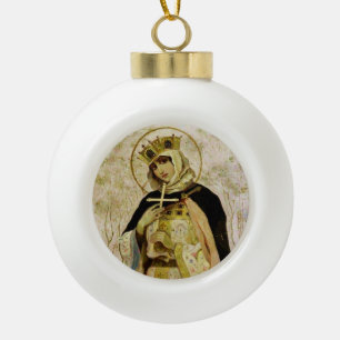 Boule En Céramique «Sainte Olga» par Mikhaïl Nesterov