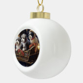 Boule En Céramique Saison de Noël Havanais (Droite)