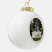 Boule En Céramique Samurai Kamakura Gongoro Kagemasa Kabuki Statue (Gauche)