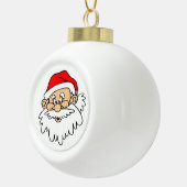 BOULE EN CÉRAMIQUE SANTA CLAUS FACE (Droite)